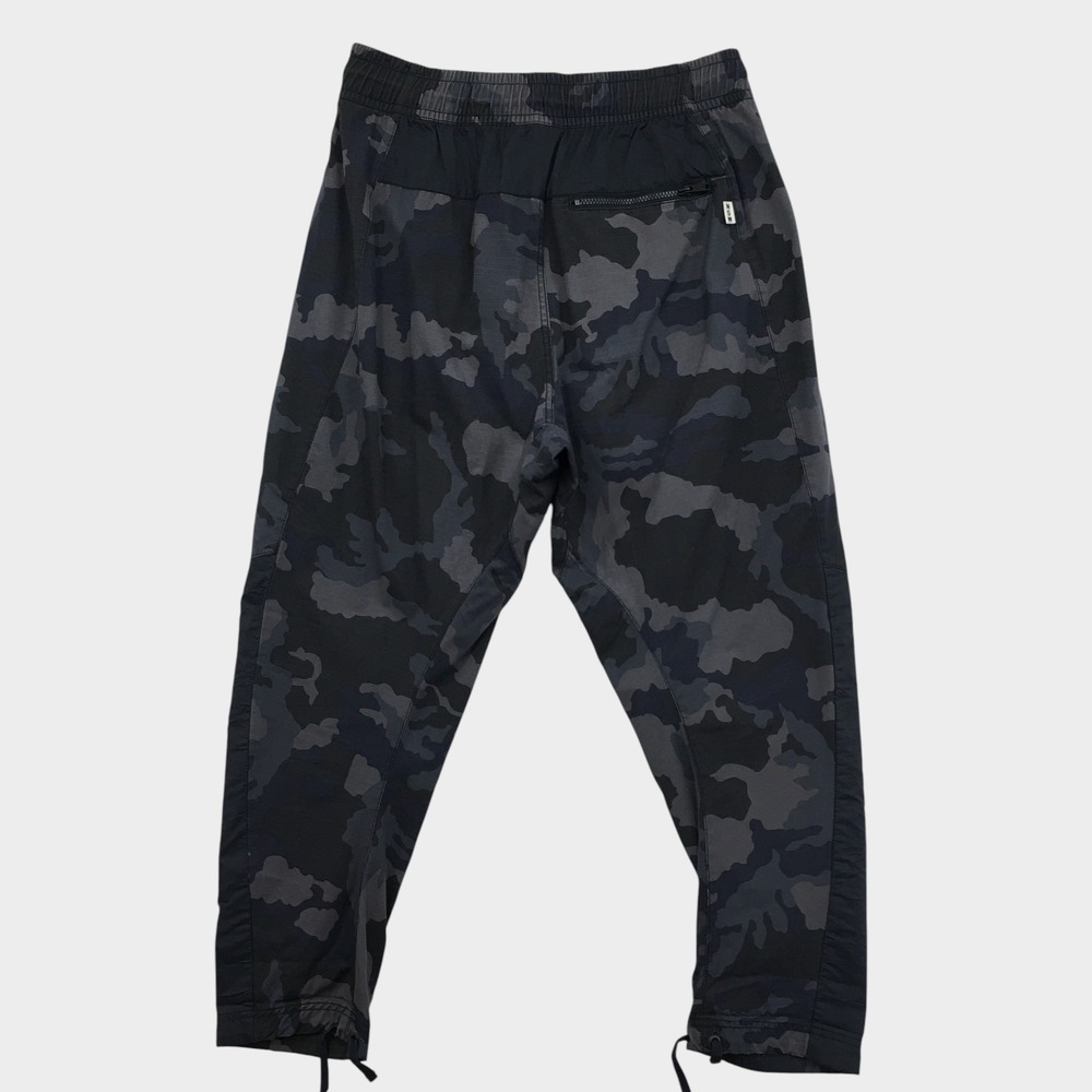 Nike NSW Mens Camo Cargo Pants Grey Navy Ripstop Tapered Joggers Size M - Picture 4 of 8
